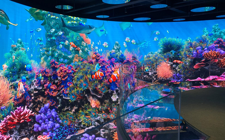 威海海洋科技館LED碗幕